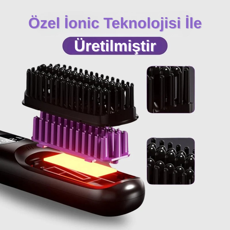 Tarakla® Taşınabilir Düzleştirici Fırça